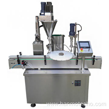 Automatic Bottle Filler Nozzle Linear Capping Machine